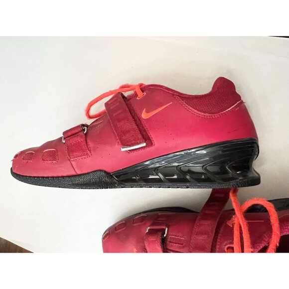 Nike Romaleos 2 Red/ Orange/ Black 476927-606 Men’s Size 11.5 RARE Weightlifting - Picture 11 of 13